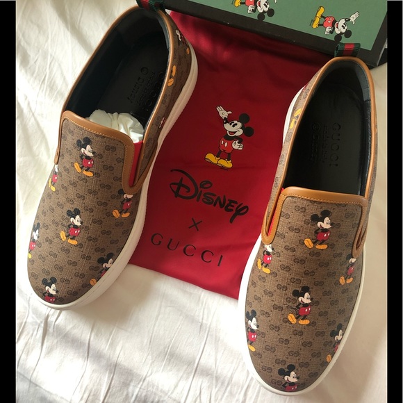 Gucci Other - - Gucci Disney GG supreme men’s sneakers NWT avail US 10